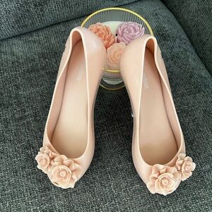 Mini Melissa Blush Rose Flats